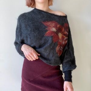 Anthropologie Asymmetrical Sweater